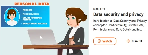 Everyone takes Data Security and Privacy training Everyone takes Data Security and Privacy training