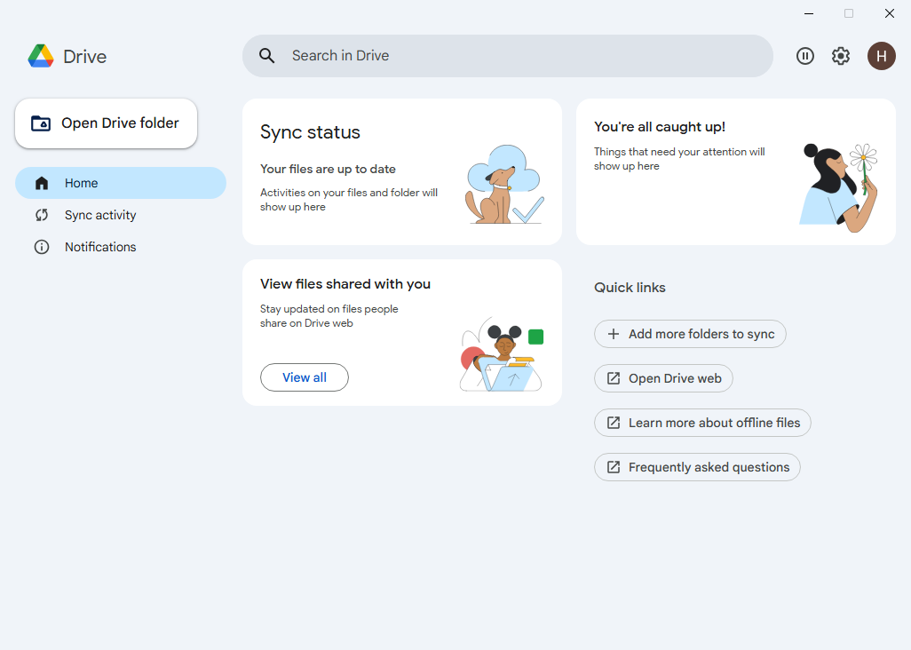Google Drive's web-based user interface (click to enlarge) Google Drive's web-based user interface