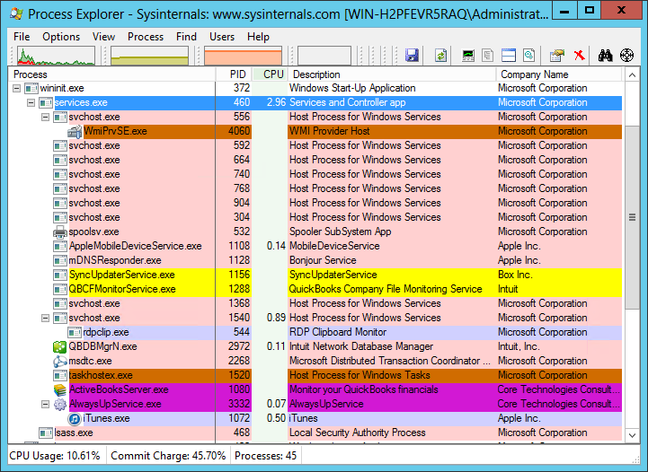 Process Explorer 17.05 download the new version for ipod