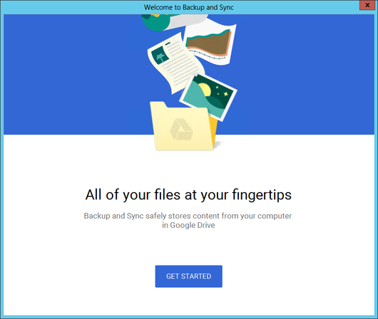 back up and sync google drive